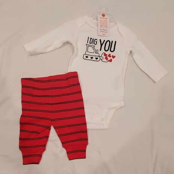 Baby Boys' 2pc I Dig You Bodysuit Set - Picture 2 of 4